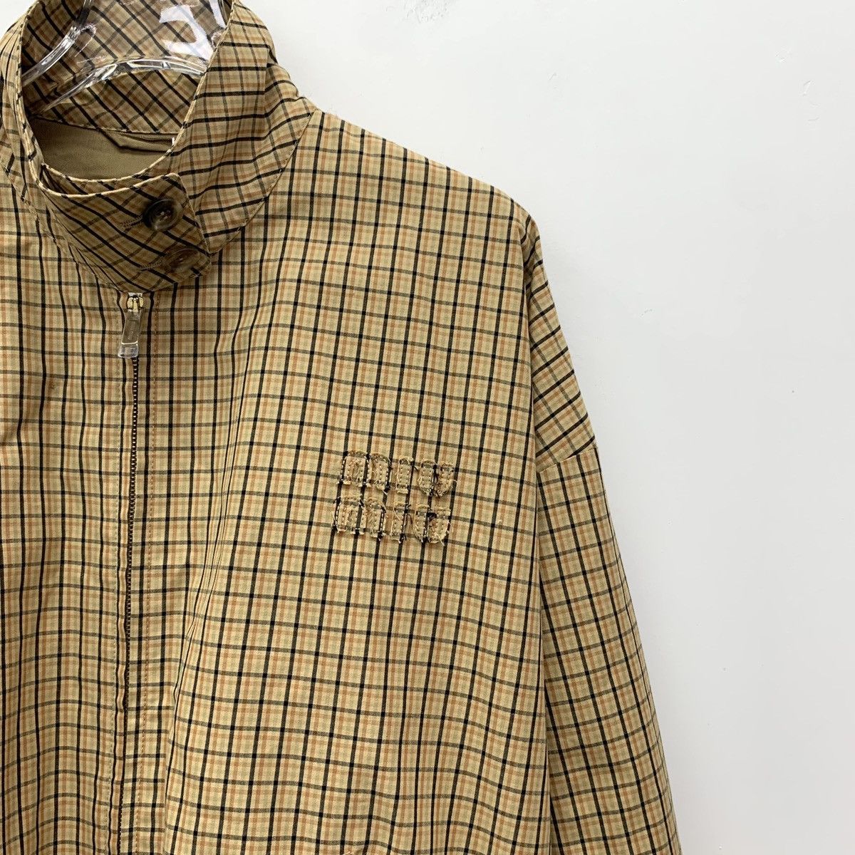 Miu Miu Miu Miu 24 collection Brown Logo Letter Jacket Size XS / US 0-2 / IT 36-38 - 3 Thumbnail