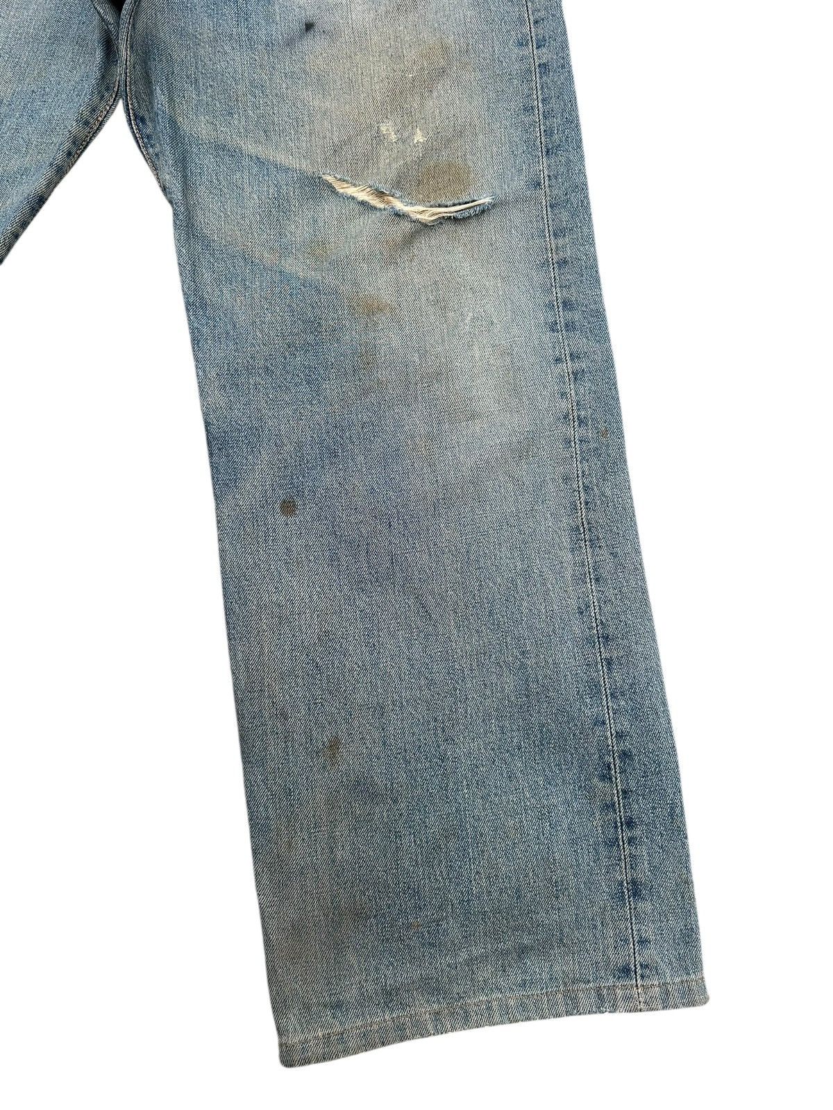 Kapital Thrashed Vintage Edwin 505 Selvedge Dirty Rusty Denim Jeans Size US 33 - 6 Thumbnail