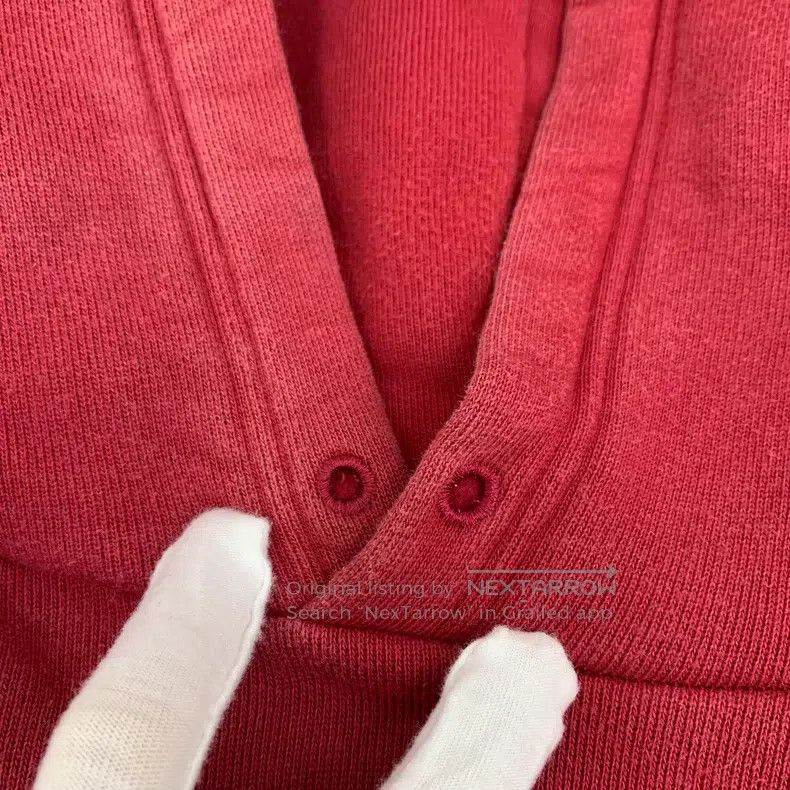 Balenciaga Balenciaga Red logo letter hooded cotton long-sleeve sweat Size US L / EU 52-54 / 3 - 9 Thumbnail