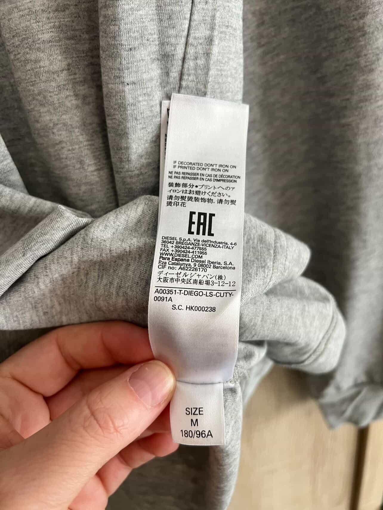 Diesel Diesel long sleeve t-shirt 💥🔥 Size US M / EU 48-50 / 2 - 3 Thumbnail