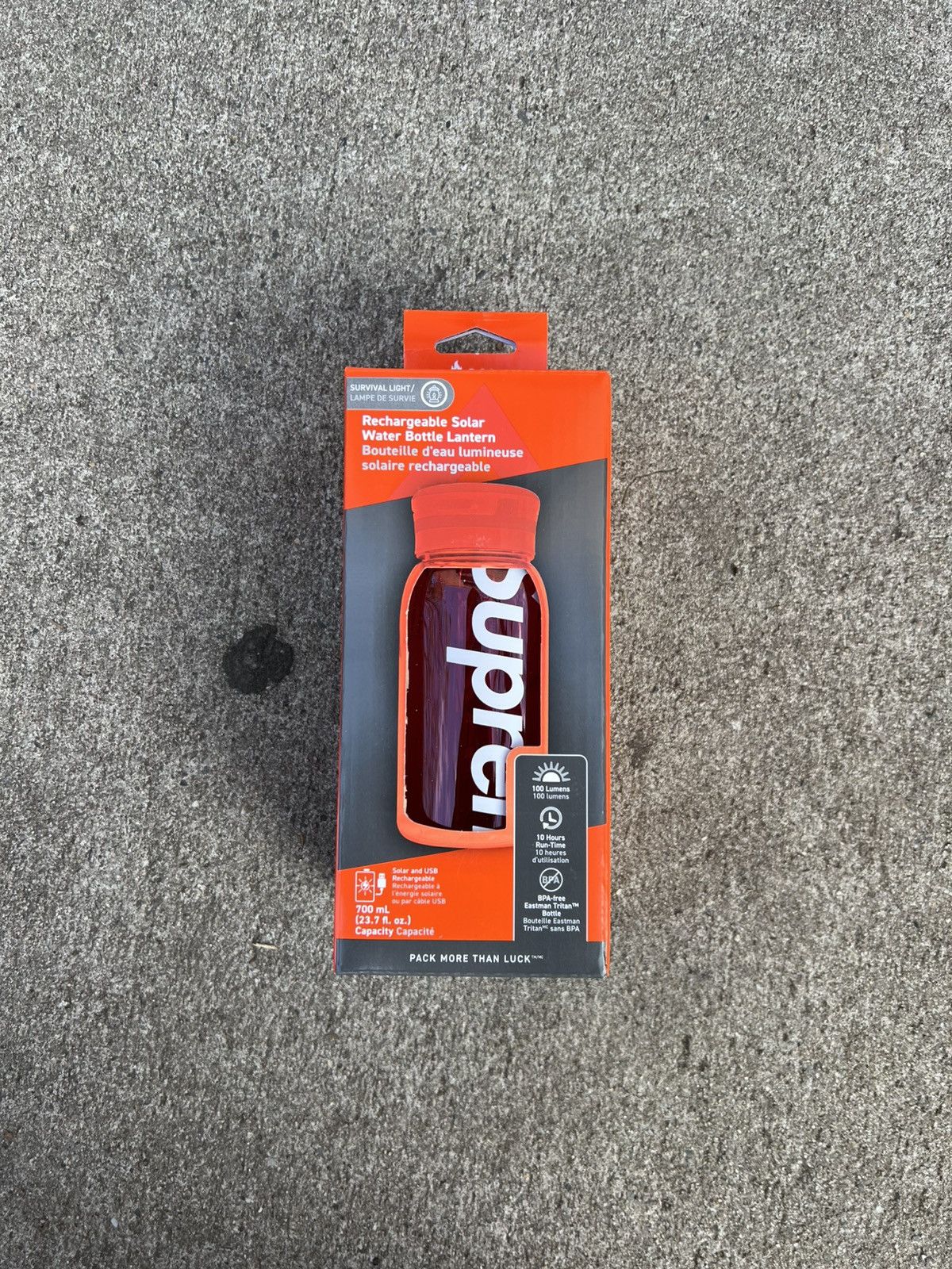 Supreme x SOL Water Bottle Lantern 