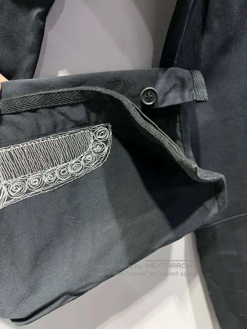 Dries Van Noten Dries Van Noten Embroidered Motorcycle Pants. Size US 34 / EU 50 - 4 Thumbnail