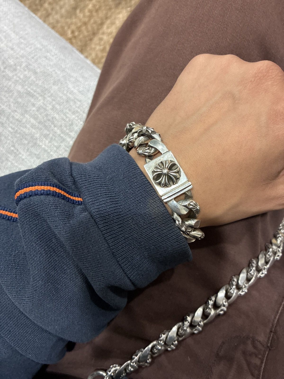 Chrome Hearts Ring and Bracelet