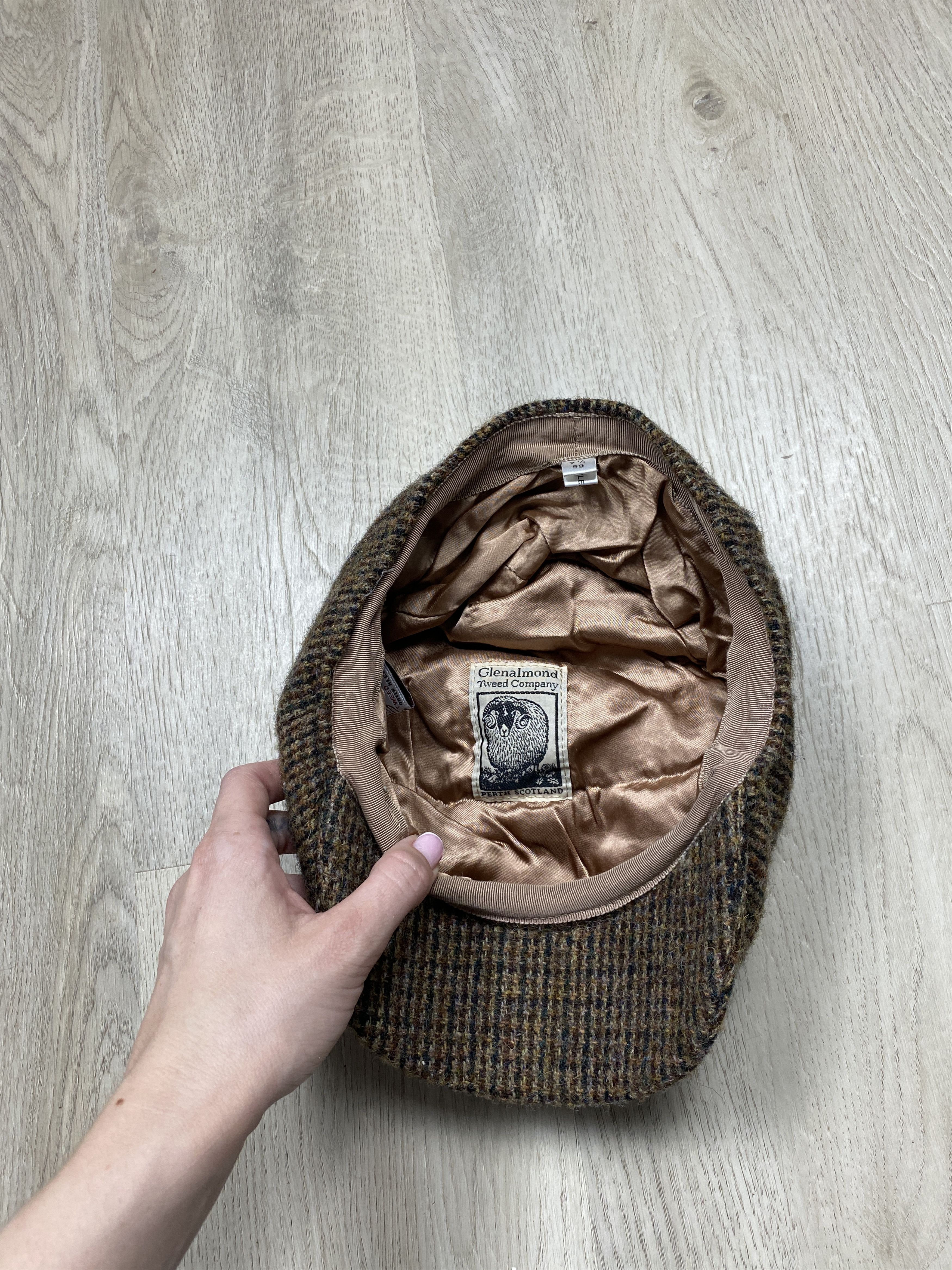 Harris Tweed Harris Tweed Wool Vintage Patchwork Baker Boy Flat Cap Hat Size ONE SIZE - 6 Thumbnail