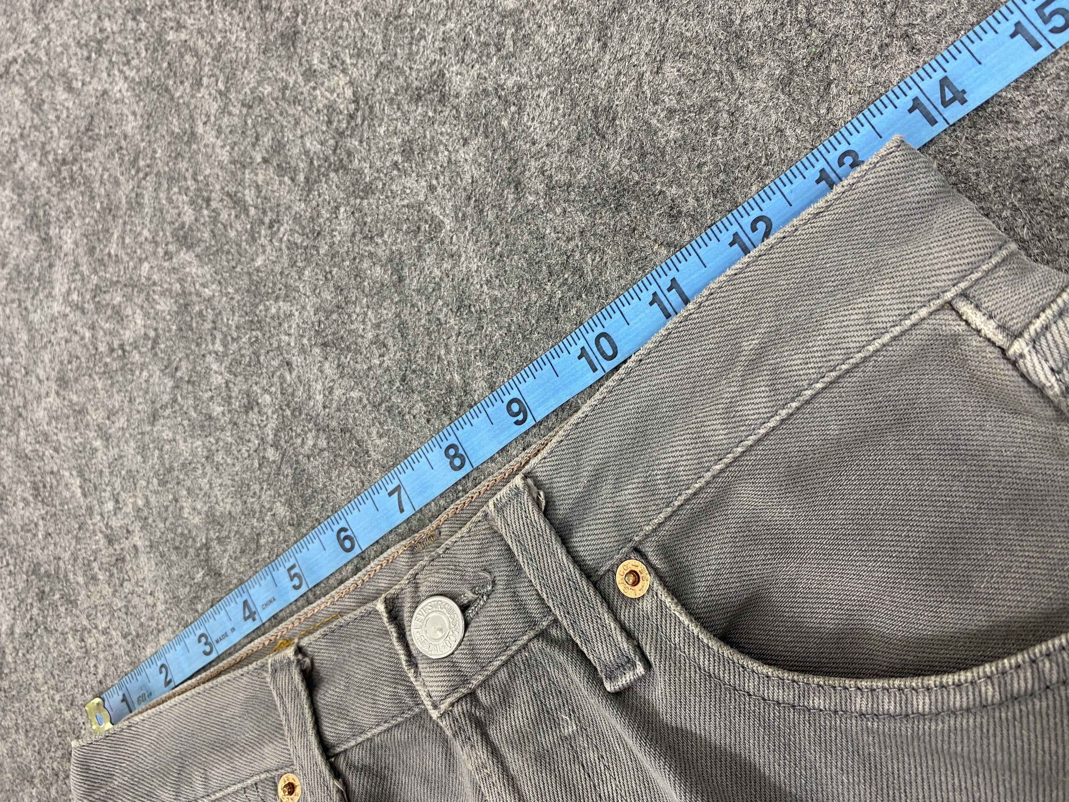 Japanese Brand Grey Vintage Levi's 501 Jeans 27x31 Denim -JN2404 Size US 27 - 5 Thumbnail