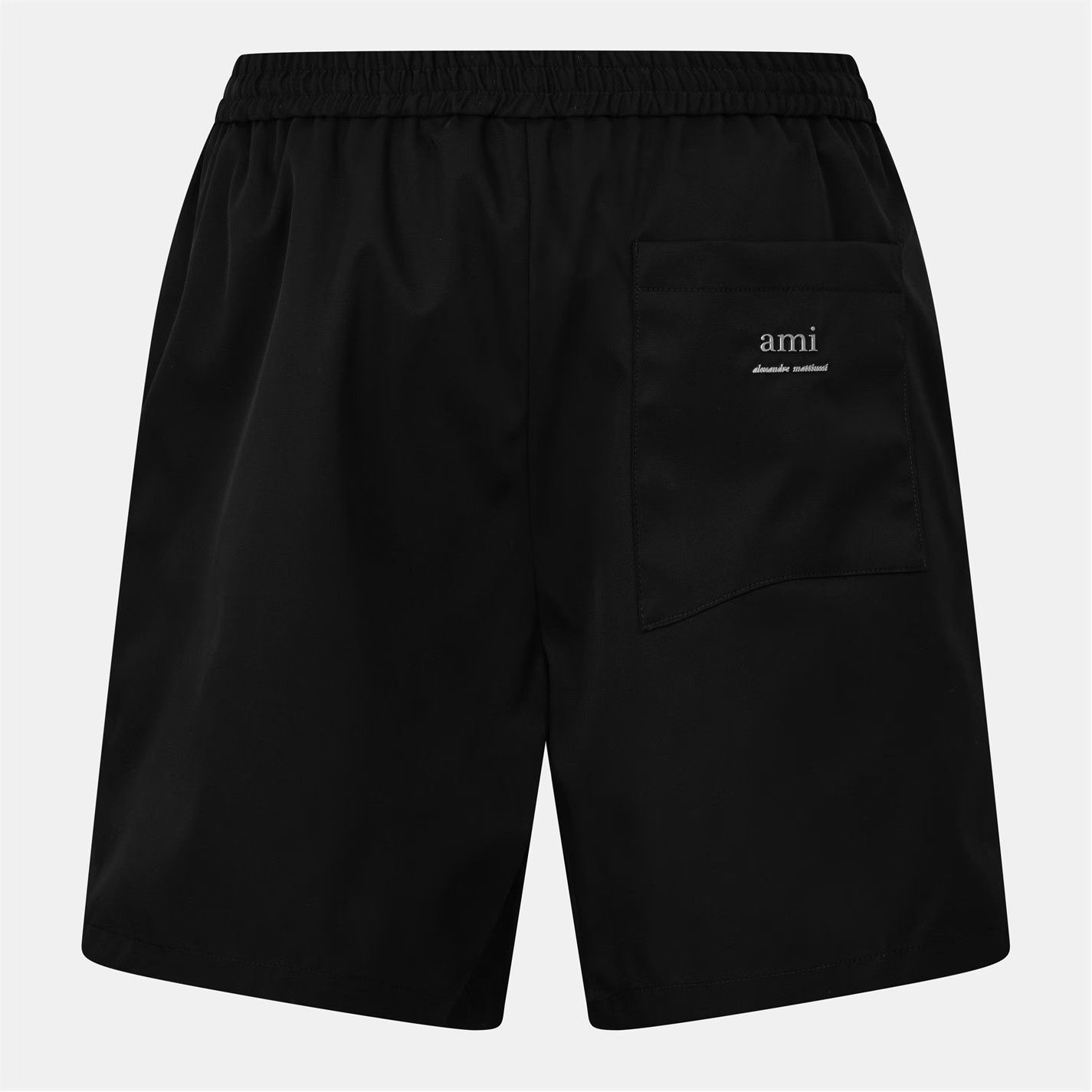 AMI o1g2r1mq0326 Tailored Fit Chino Shorts in Black Size US 30 / EU 46 - 2 Thumbnail