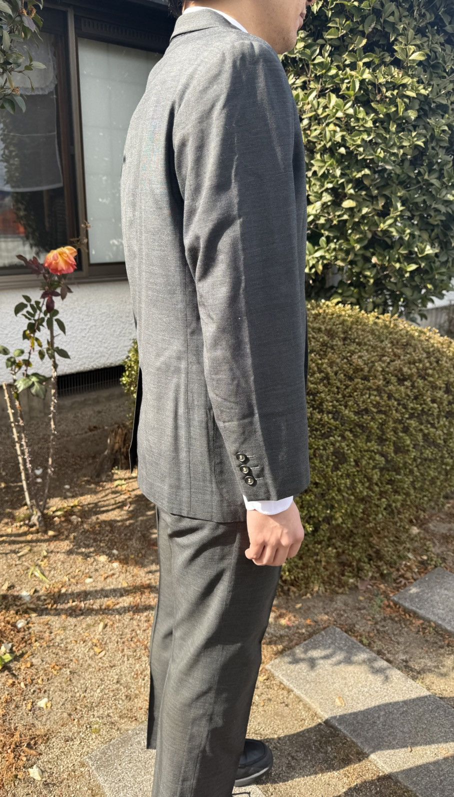 Other Spring&Autumn Vintage Japanese Suit – Tetoron × Nichibo Size 44R - 16 Thumbnail
