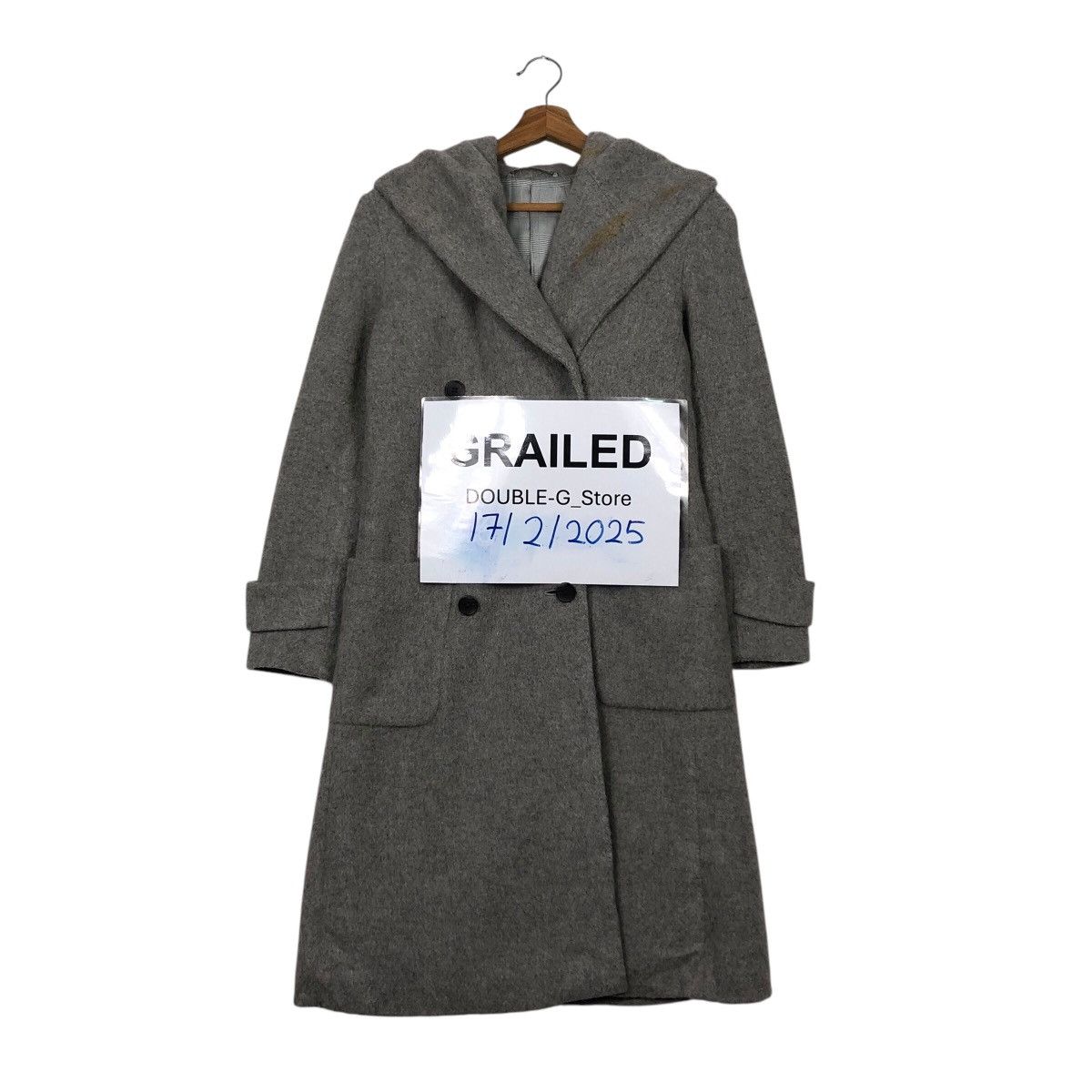 Issey Miyake 📌Vintage Wool Long Jacket 5351 Pour Les Femmes Size US M / EU 48-50 / 2 - 1 Thumbnail