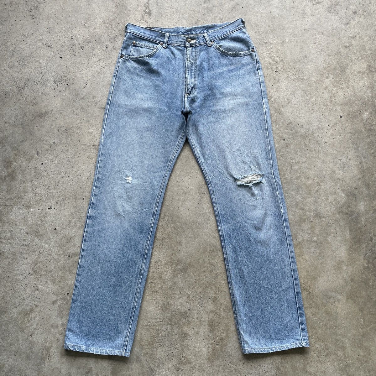 Japanese Brand Vintage Lee Japan Distressed Faded Jeans Denim Pants Size US 32 / EU 48 - 1 Thumbnail