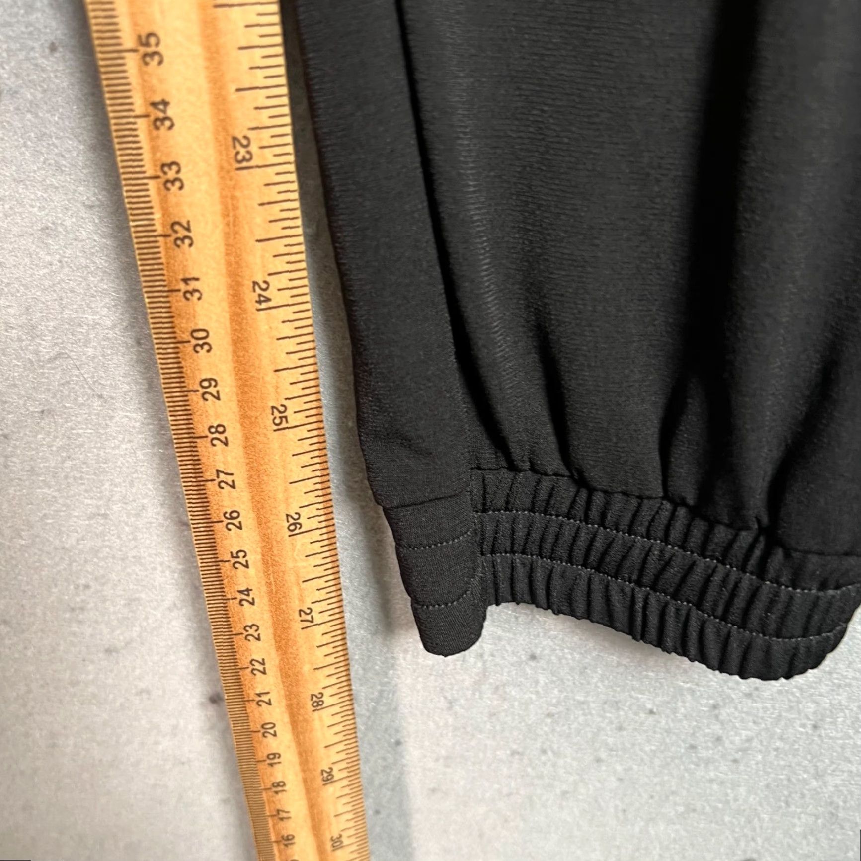 Vintage Veronica M Womens Pants Jogger Black Elastic Waist Mid Rise Inseam 28 in Tapered Size M Size 32" / US 10 / IT 46 - 7 Thumbnail