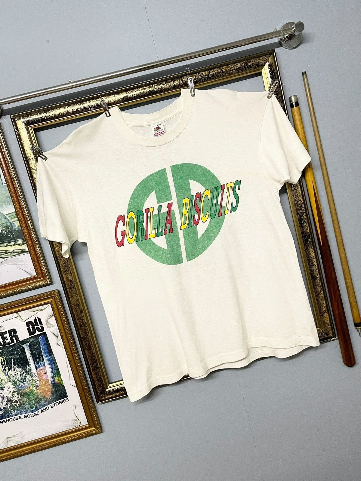 Vintage Vintage Og 90s Gorrila Biscuits ‘Start Today’ Rare Find Tee Size US L / EU 52-54 / 3 - 2 Thumbnail