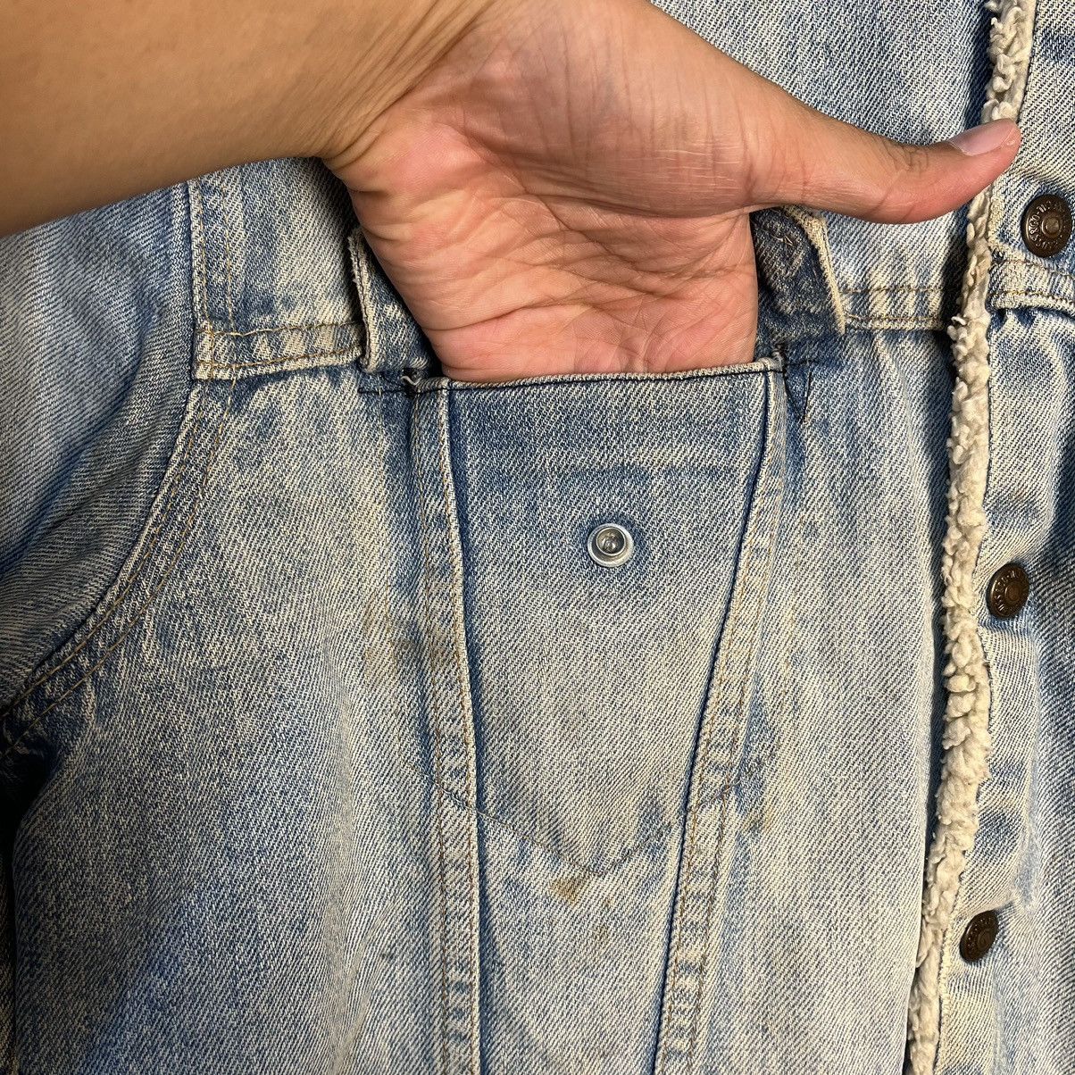 Levi's Vintage Clothing Vintage 1980's Levi's Sherpa Denim Jacket Size US M / EU 48-50 / 2 - 9 Thumbnail