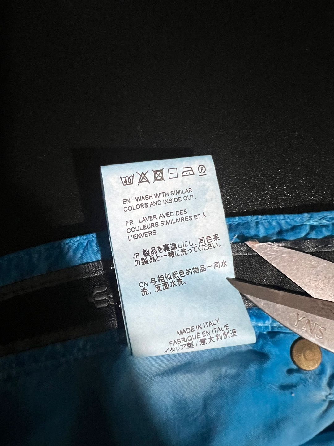 Eytys (SOLD OUT) Eytys Garment Dyed Cupra Pants Blue Size US 32 / EU 48 - 12 Thumbnail