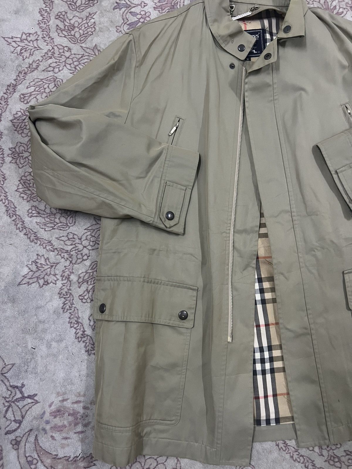 Burberry RARE Vintage Burberrys Japan C-TK83 Military Jacket Khaki Size US M / EU 48-50 / 2 - 8 Thumbnail