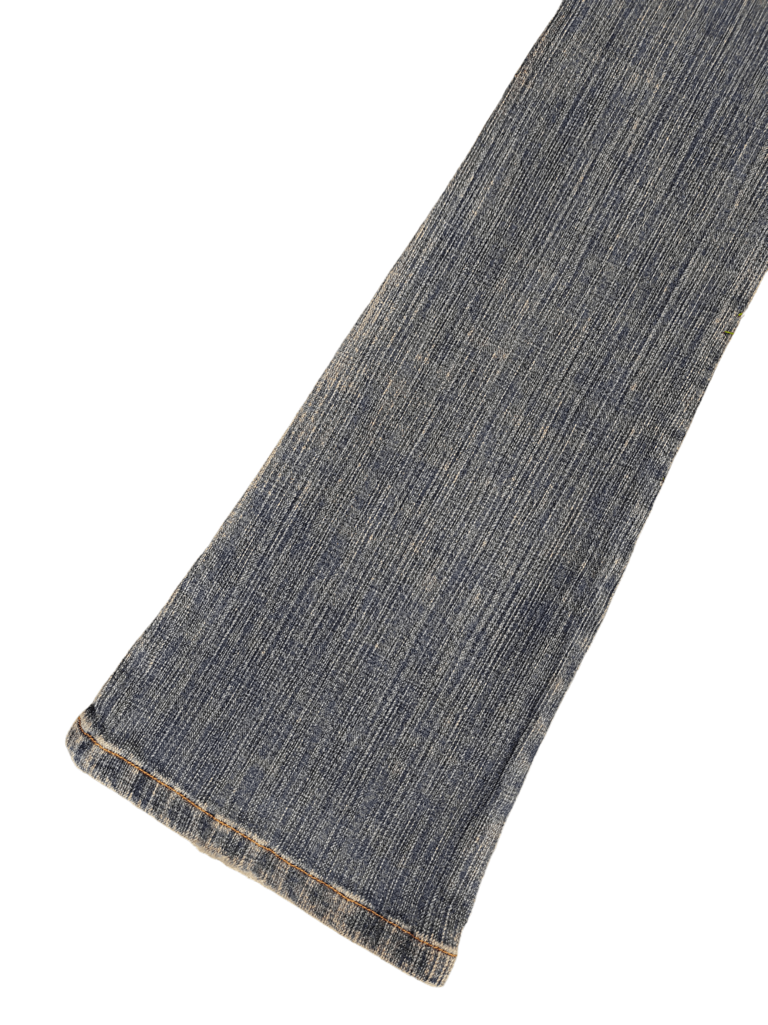 GOSTAR DE FUGA Flare Jeans Japan Cargo Faded Low Rise Boot Cut Y2k Goa Size US 27 - 19 Thumbnail