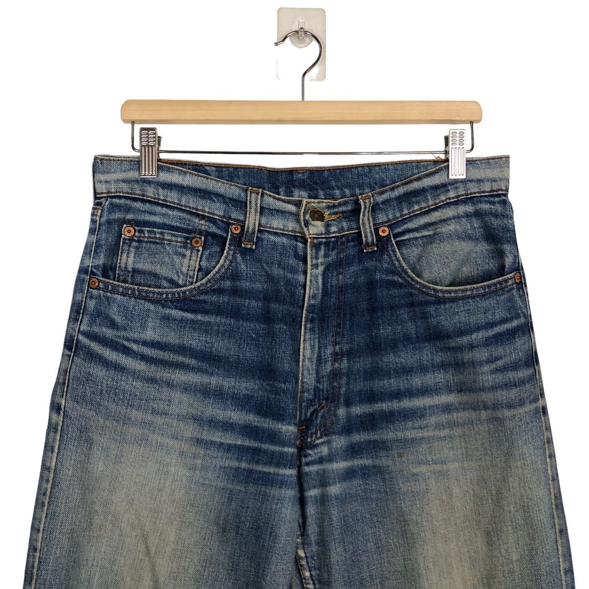 Levi's Made & Crafted 🔥90’s Vintage Levi’s Denim Jeans Distressed Denim Size US 32 / EU 48 - 3 Thumbnail