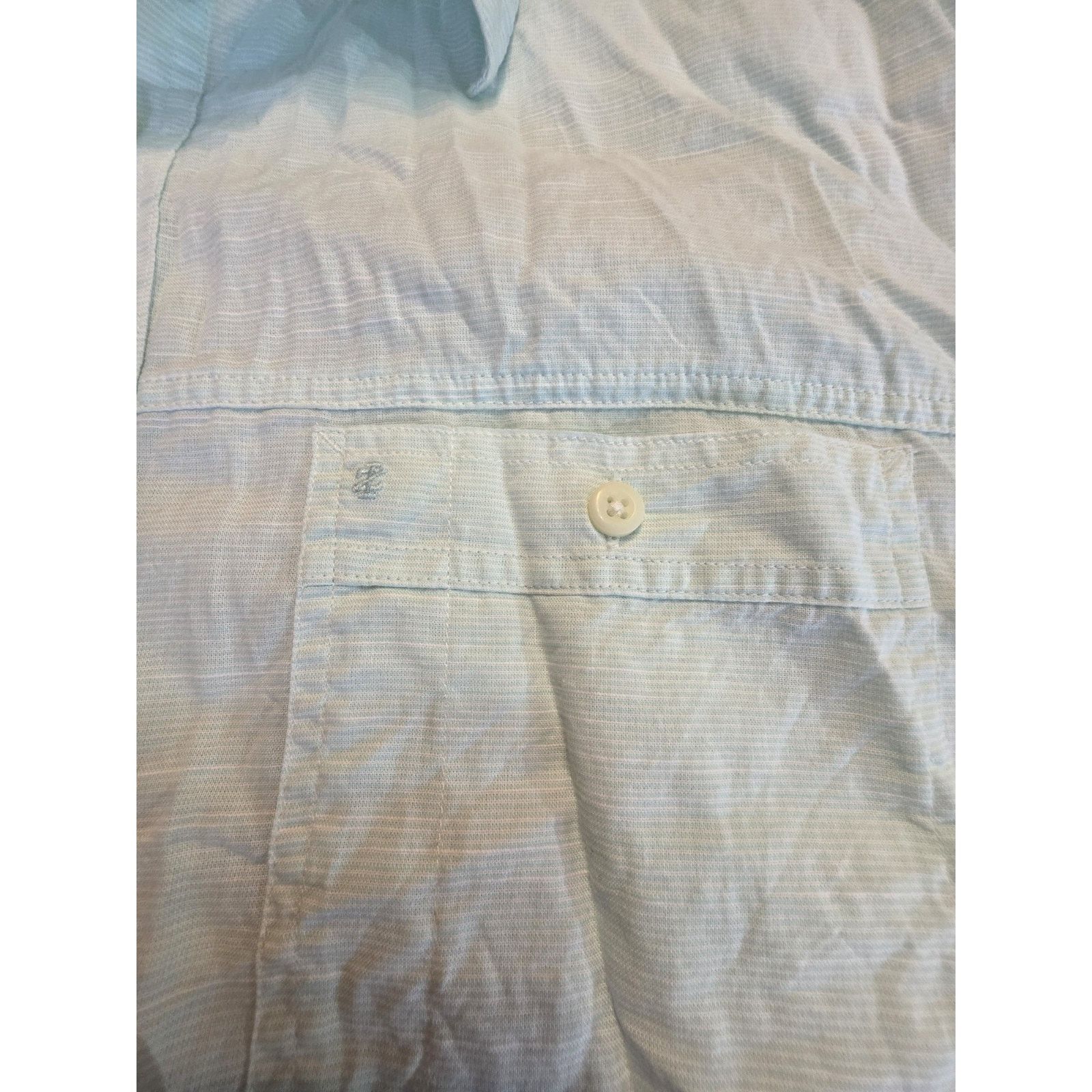 Izod Izod Relaxed Fit 100% Cotton Men's Short Sleeve Button Down Size US XXL / EU 58 / 5 - 2 Thumbnail