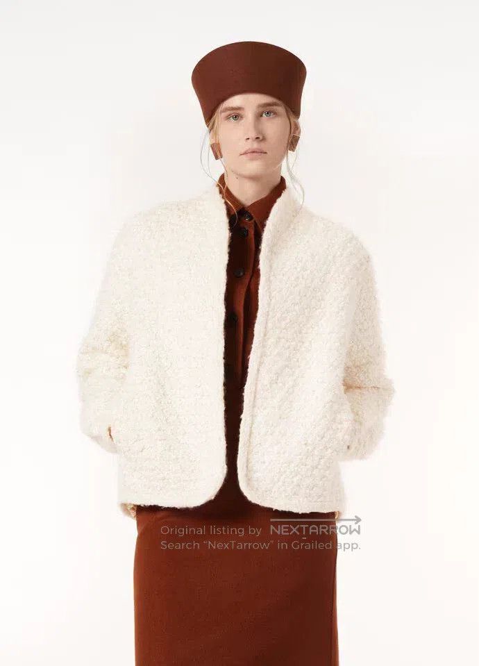 Loro Piana Loro Piana 2025SS Cashmere Blended Tweed Jacket Cardigan, Size XS / US 0-2 / IT 36-38 - 5 Thumbnail