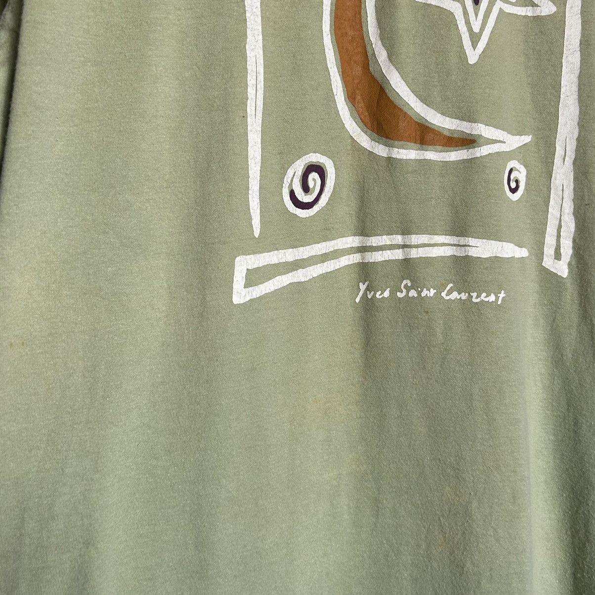 Yves Saint Laurent Vintage Yves Saint Laurent T shirt Size L / US 10 / IT 46 - 5 Thumbnail
