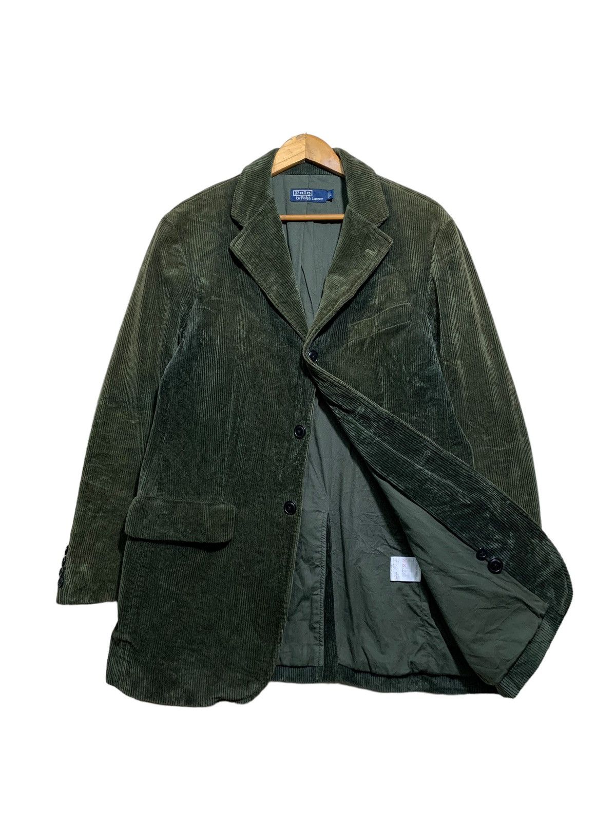 Polo Ralph Lauren 🔥POLO RL CORDUROY JACKET EMERALD GREEN Size US L / EU 52-54 / 3 - 1 Thumbnail