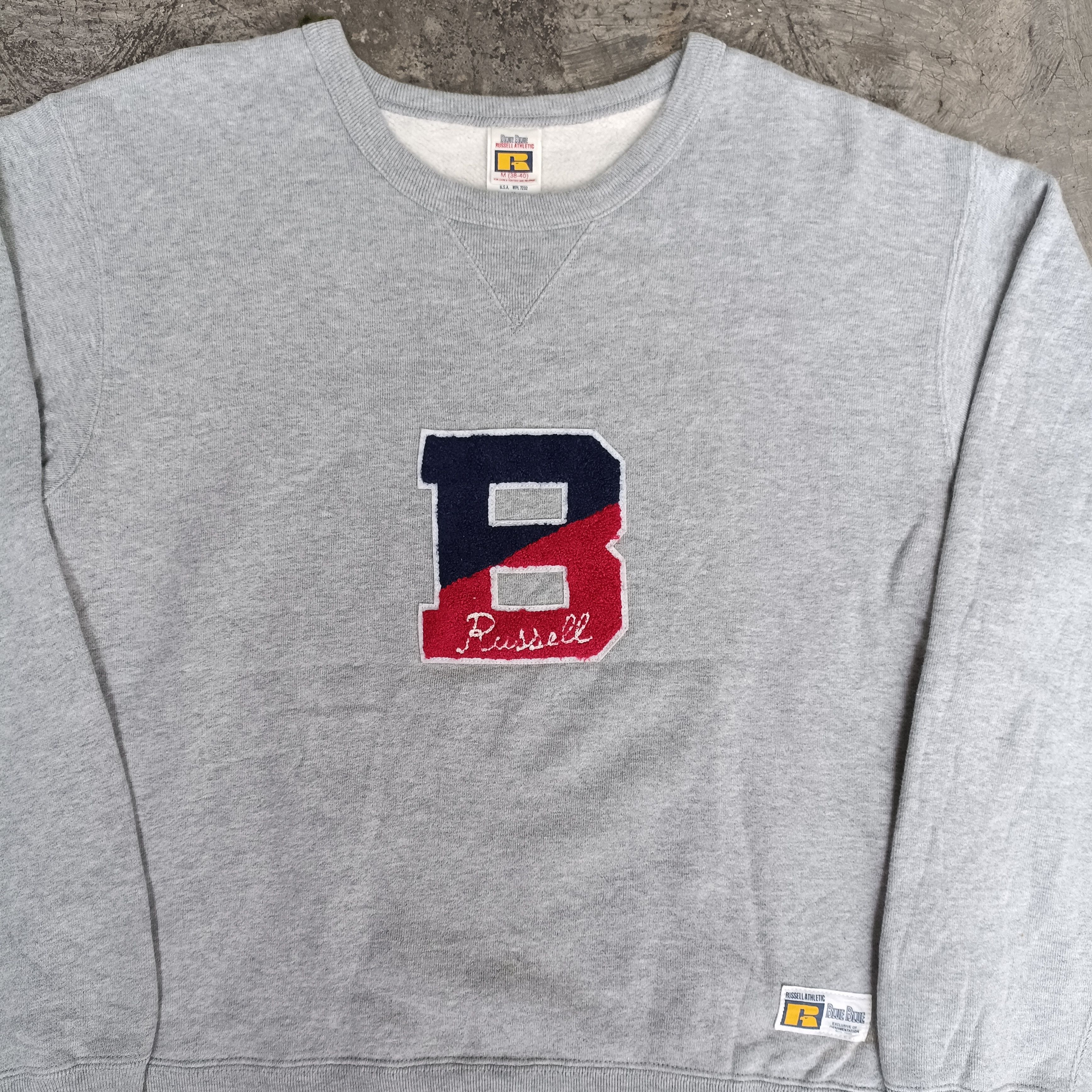 Blue Blue Japan × Japanese Brand × Russell Athletic Russell Athletics X Blue Blue Japan Sweatshirt Size US M / EU 48-50 / 2 - 2 Thumbnail