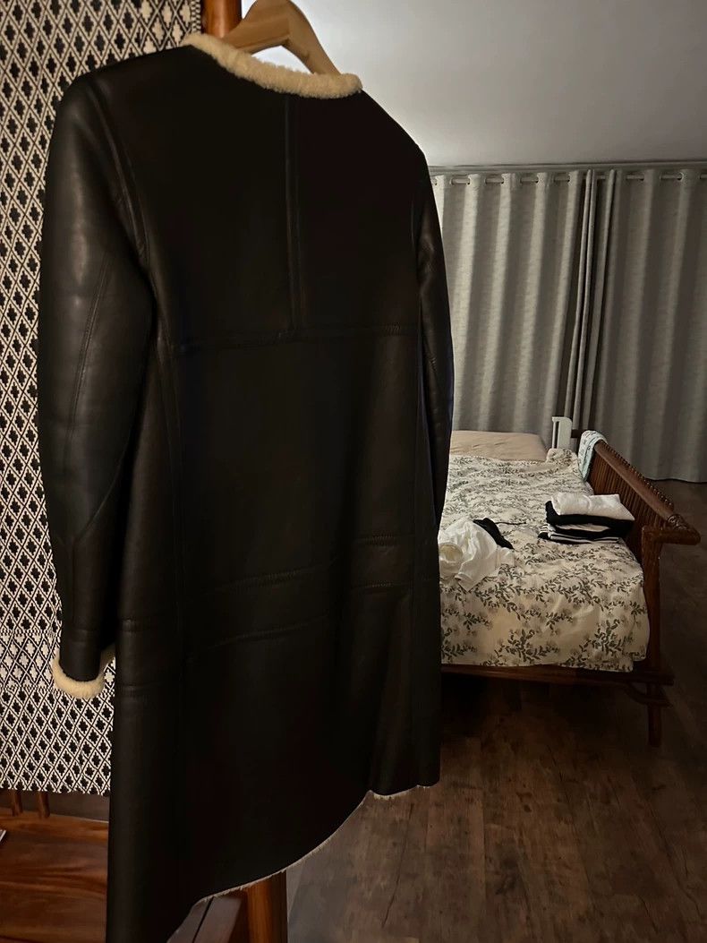 Helmut Lang HELMUT LANG A long coat with sheepskin Size US XS / EU 42 / 0 - 2 Thumbnail