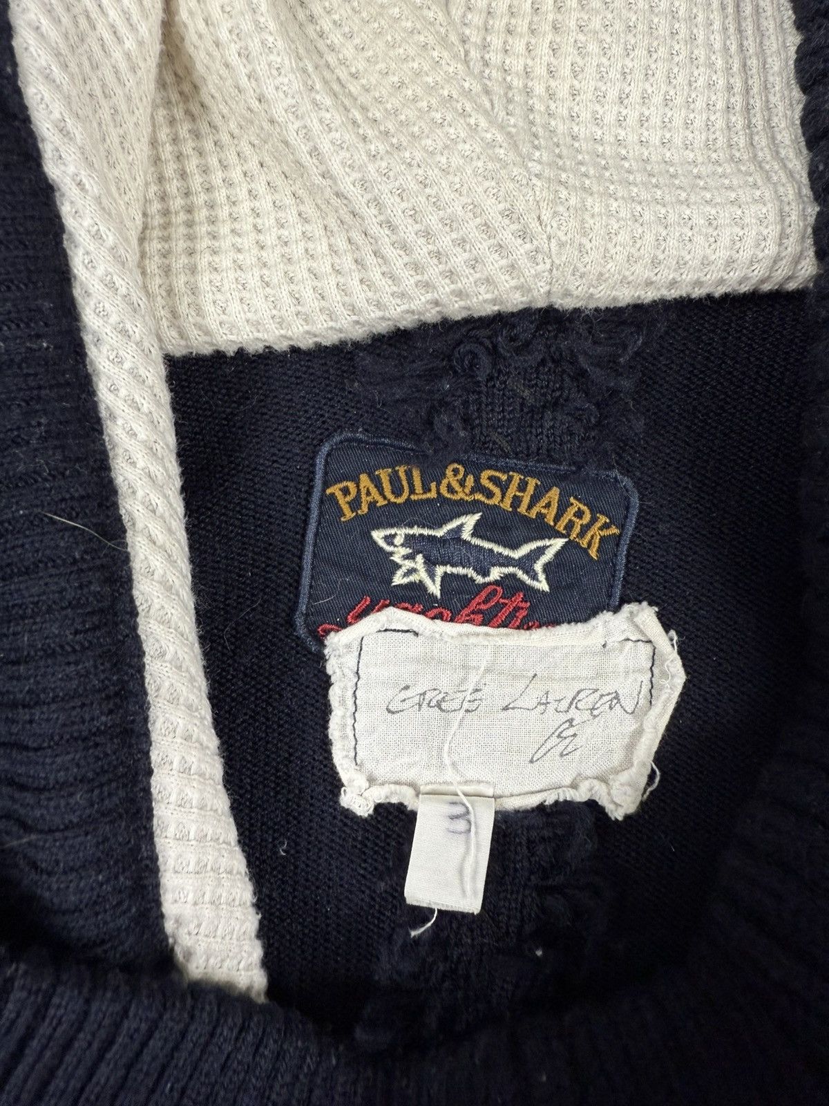Greg Lauren × Paul & Shark Patchwork Hi-tech Hoodie Size US L / EU 52-54 / 3 - 8 Thumbnail