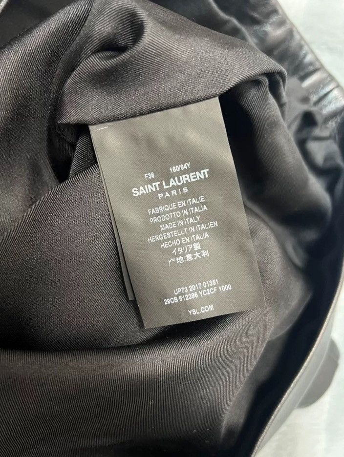 Saint Laurent Paris × Yves Saint Laurent Saint Laurent SLP tube short skirt2412-Nextarrow Size XS / US 0-2 / IT 36-38 - 4 Thumbnail