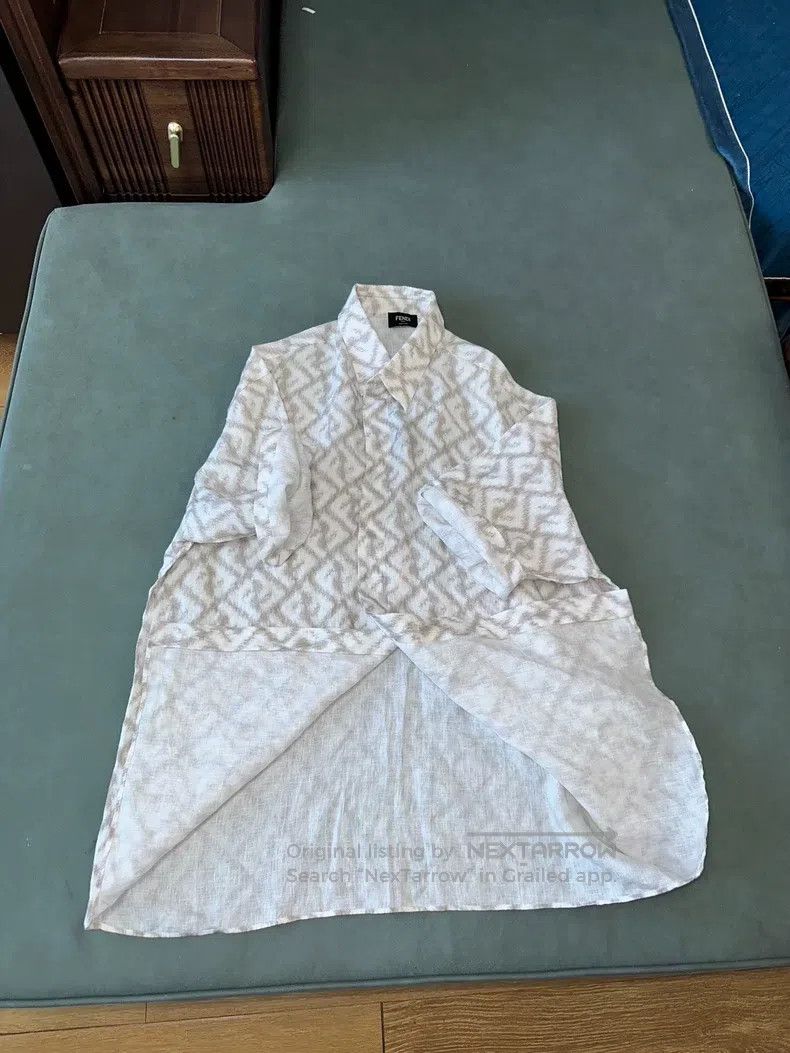 Fendi Fendi size 41 Monogrammed shirt, letter all-over print sing Size US XXS / EU 40 - 6 Thumbnail