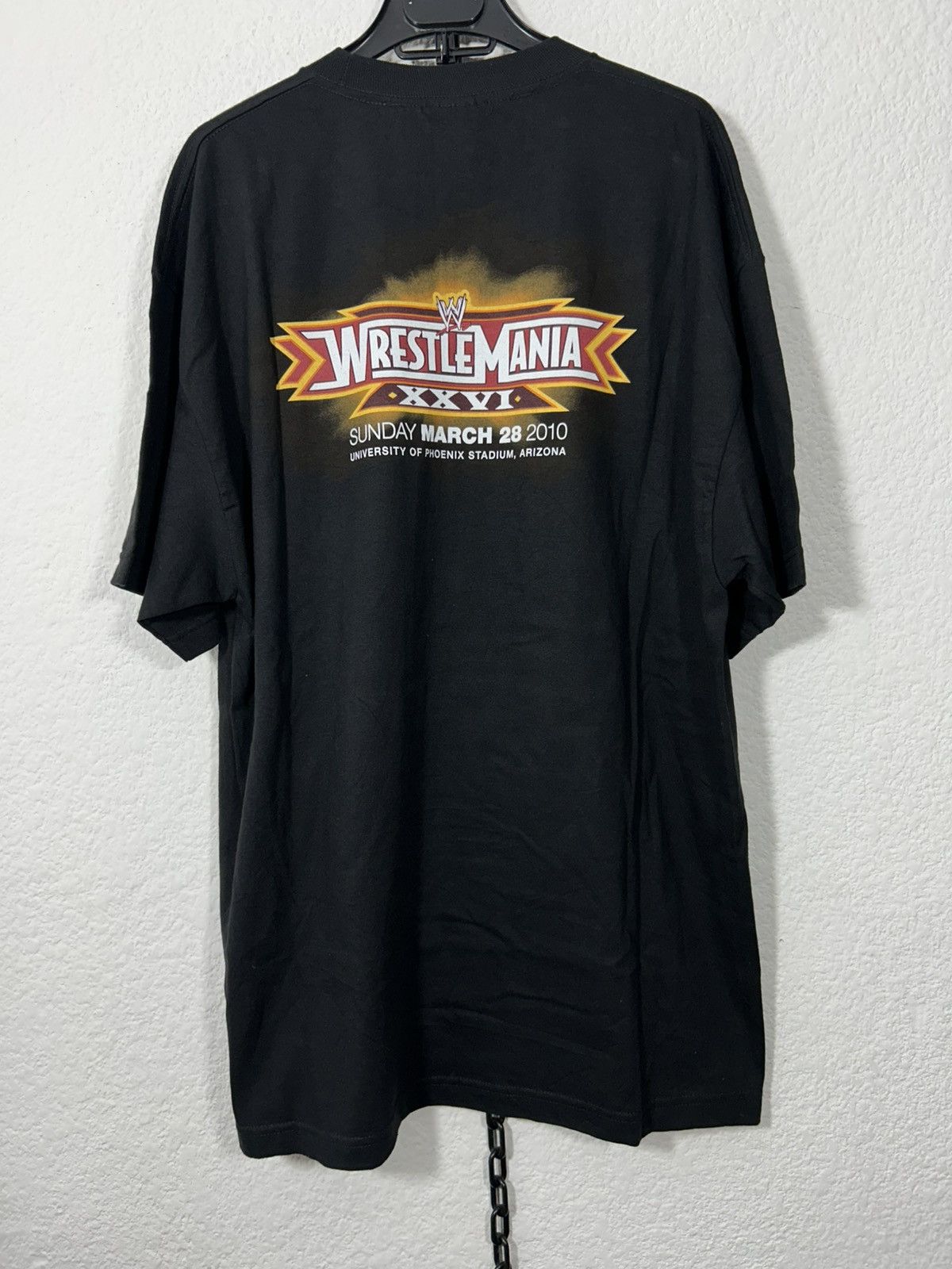 Vintage × WWE 2010 Wrestlemania XXVI Undertaker ve Shawn Michaels Size US XL / EU 56 / 4 - 2 Thumbnail