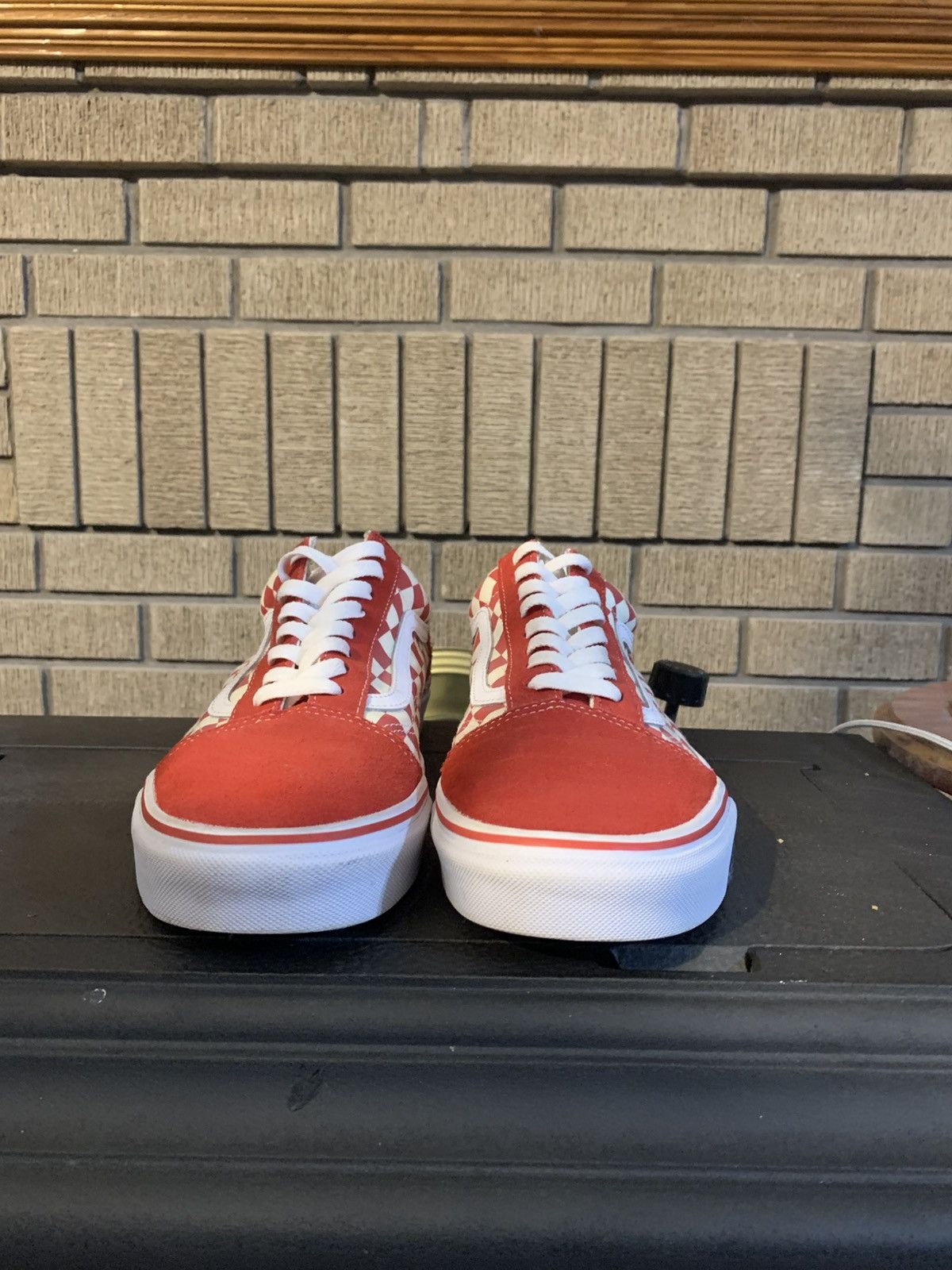 Vans NEW Red Checkboard Vans Size US 10.5 / EU 43-44 - 3 Thumbnail