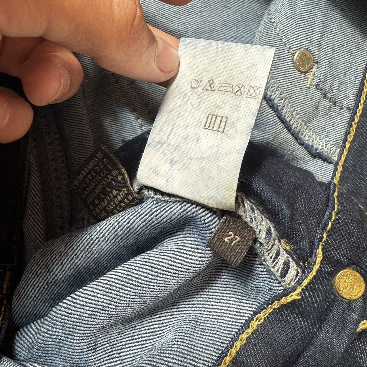 Roberto Cavalli roberto cavalli jeans with big logo leopard pattern Size 27" / US 4 / IT 40 - 11 Thumbnail