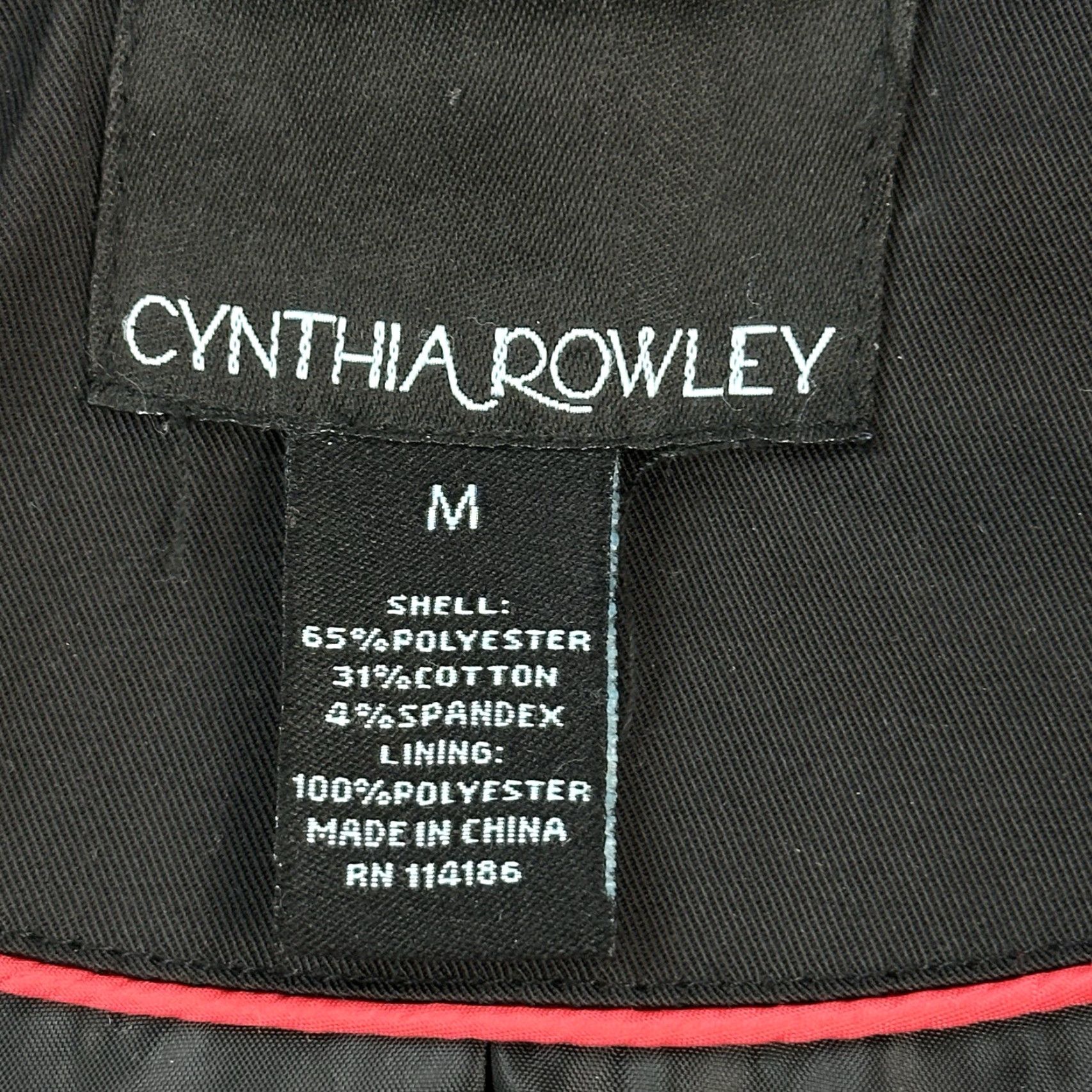Cynthia Rowley Cynthia Rowley Jacket Women's Medium Black Ruffle Zip Front Peplum Casual Size M / US 6-8 / IT 42-44 - 5 Thumbnail
