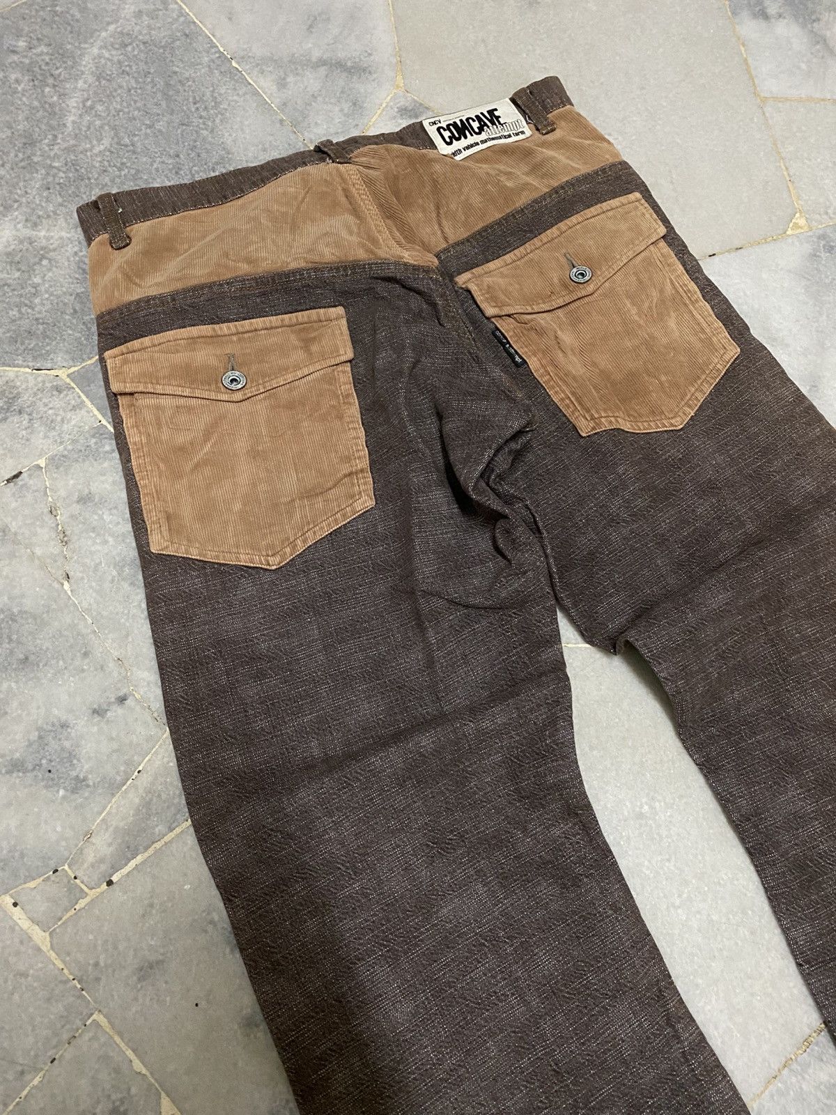 Japanese Brand Archive CNCV Concave Attempt Hybrid Corduroy Pants Size US 32 / EU 48 - 8 Thumbnail