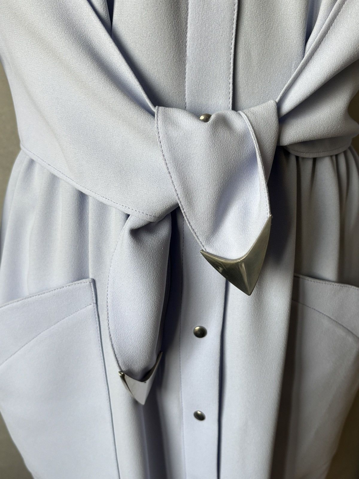Thierry Mugler THIERRY MUGLER Long vintage shirt dress Size M / US 6-8 / IT 42-44 - 4 Thumbnail