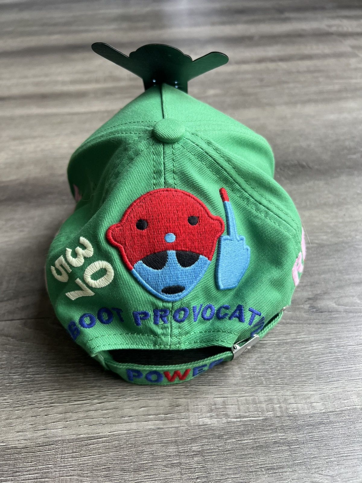 Walter Van Beirendonck Green Alien hat Size ONE SIZE - 3 Thumbnail