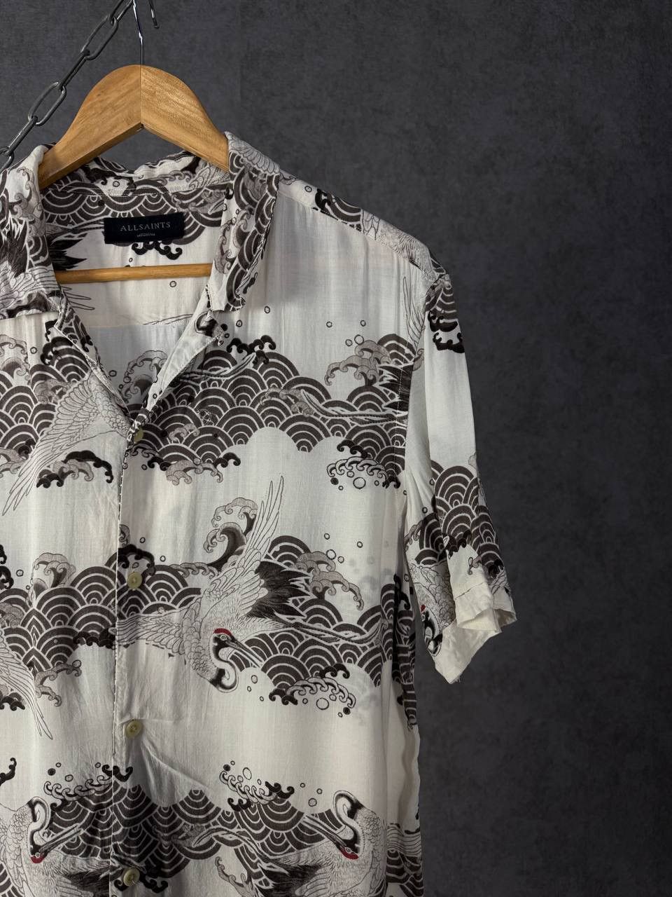 Allsaints Allsaints art crazy designer hawaiian shirt Size US M / EU 48-50 / 2 - 2 Thumbnail