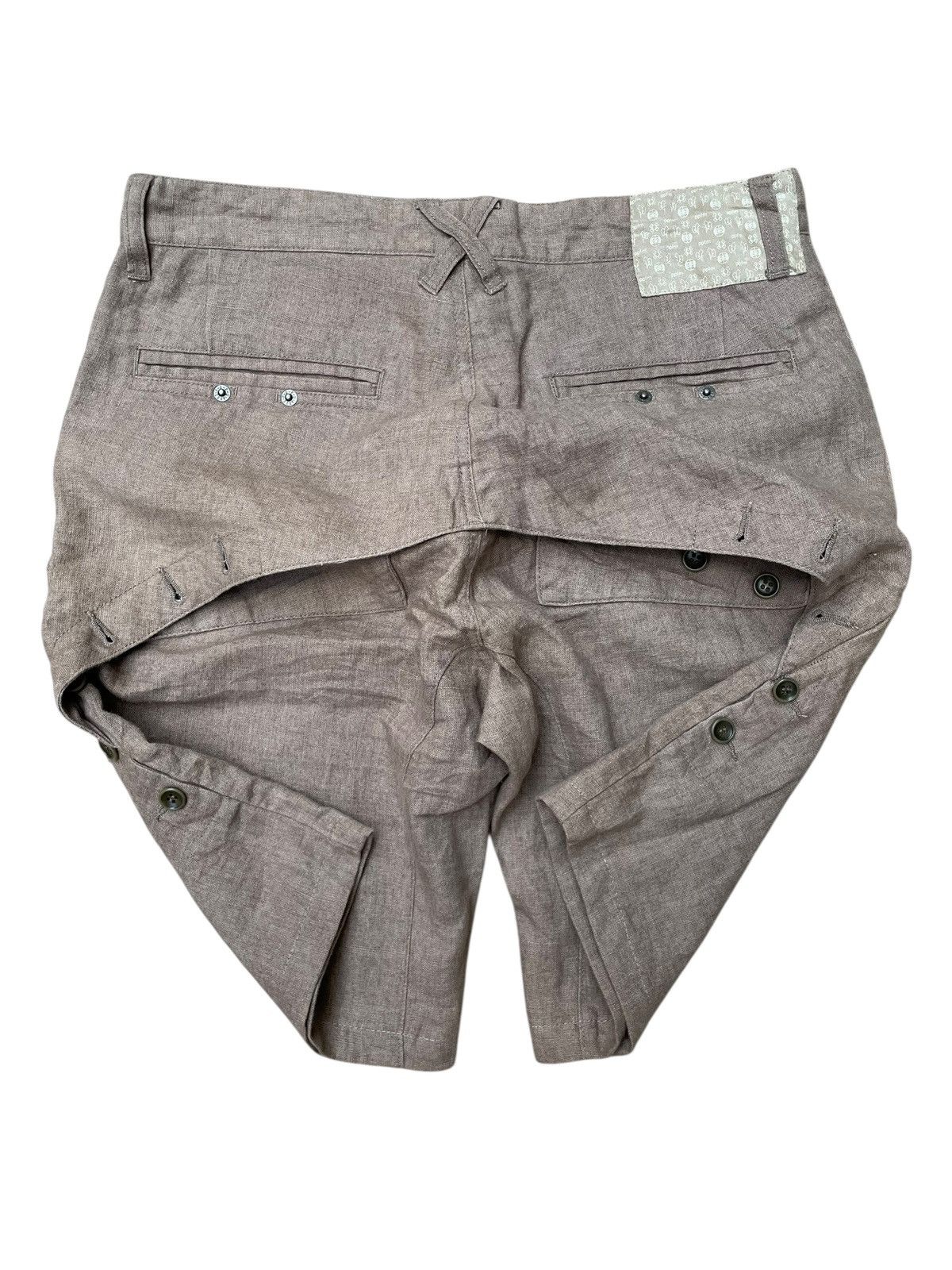 PPFM 2000s PPFM - Napoleon Pants Open Flap Button Short Size US 32 / EU 48 - 1 Thumbnail
