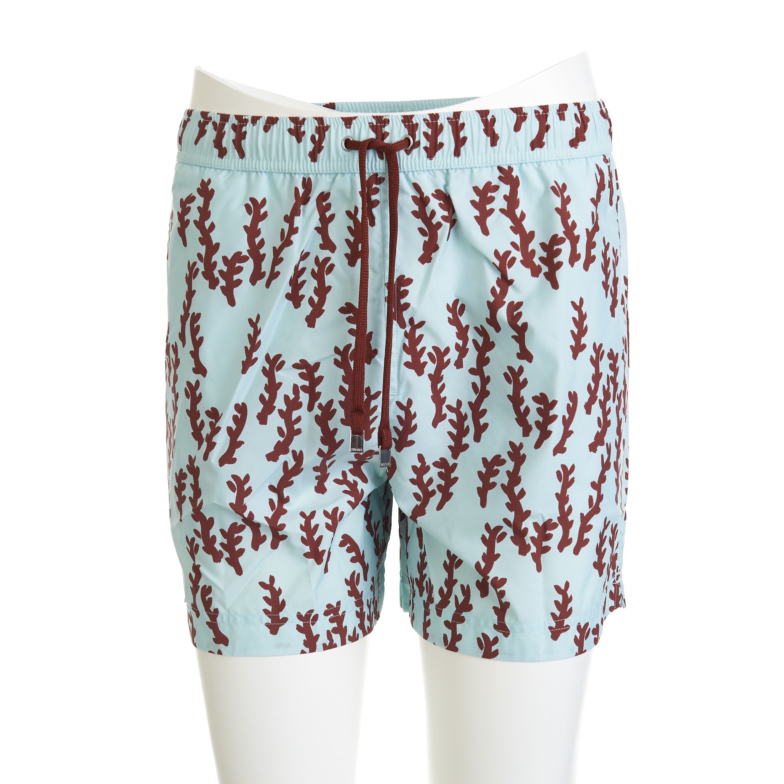 Ermenegildo Zegna Light Blue Terracotta Oasi Print Swim Trunks Size M Size US 30 / EU 46 - 4 Thumbnail