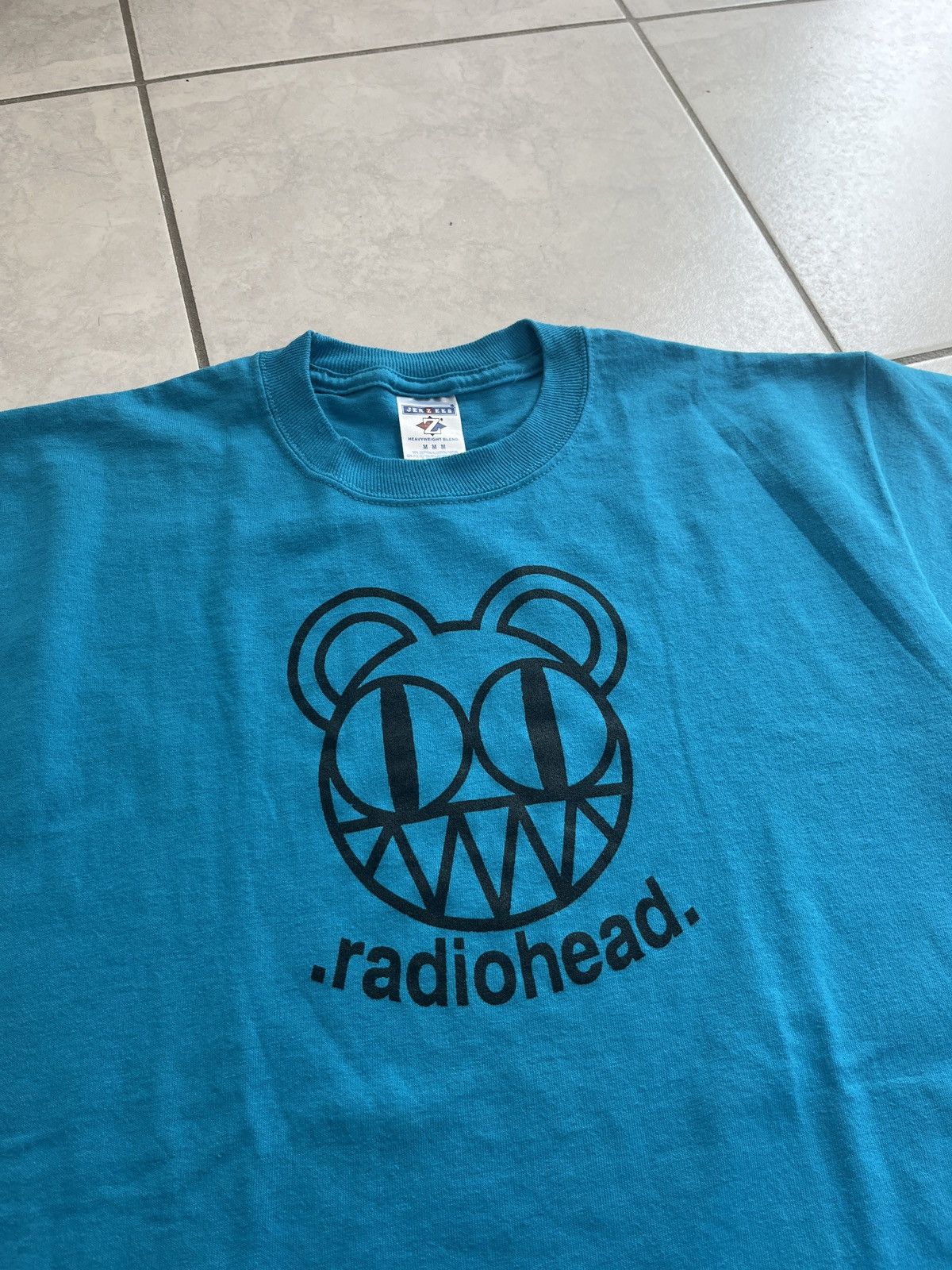 Band Tees Radiohead bear logo vintage Size US M / EU 48-50 / 2 - 2 Thumbnail
