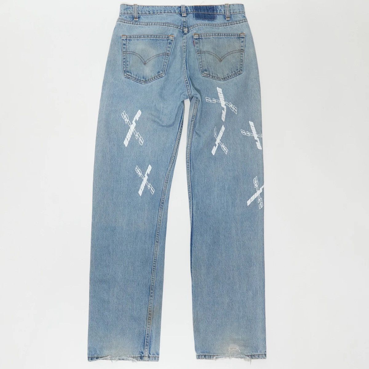Other OLIVIER CROSS LOGO BLUE JEANS Size US 32 / EU 48 - 2 Thumbnail