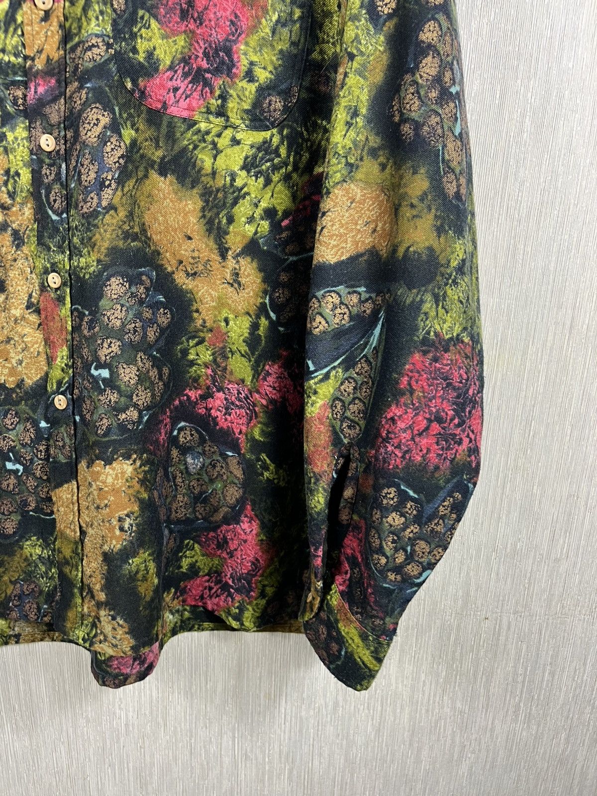Vintage Vintage Double Duty retro crazy patterned full print shirt Size US XL / EU 56 / 4 - 5 Thumbnail