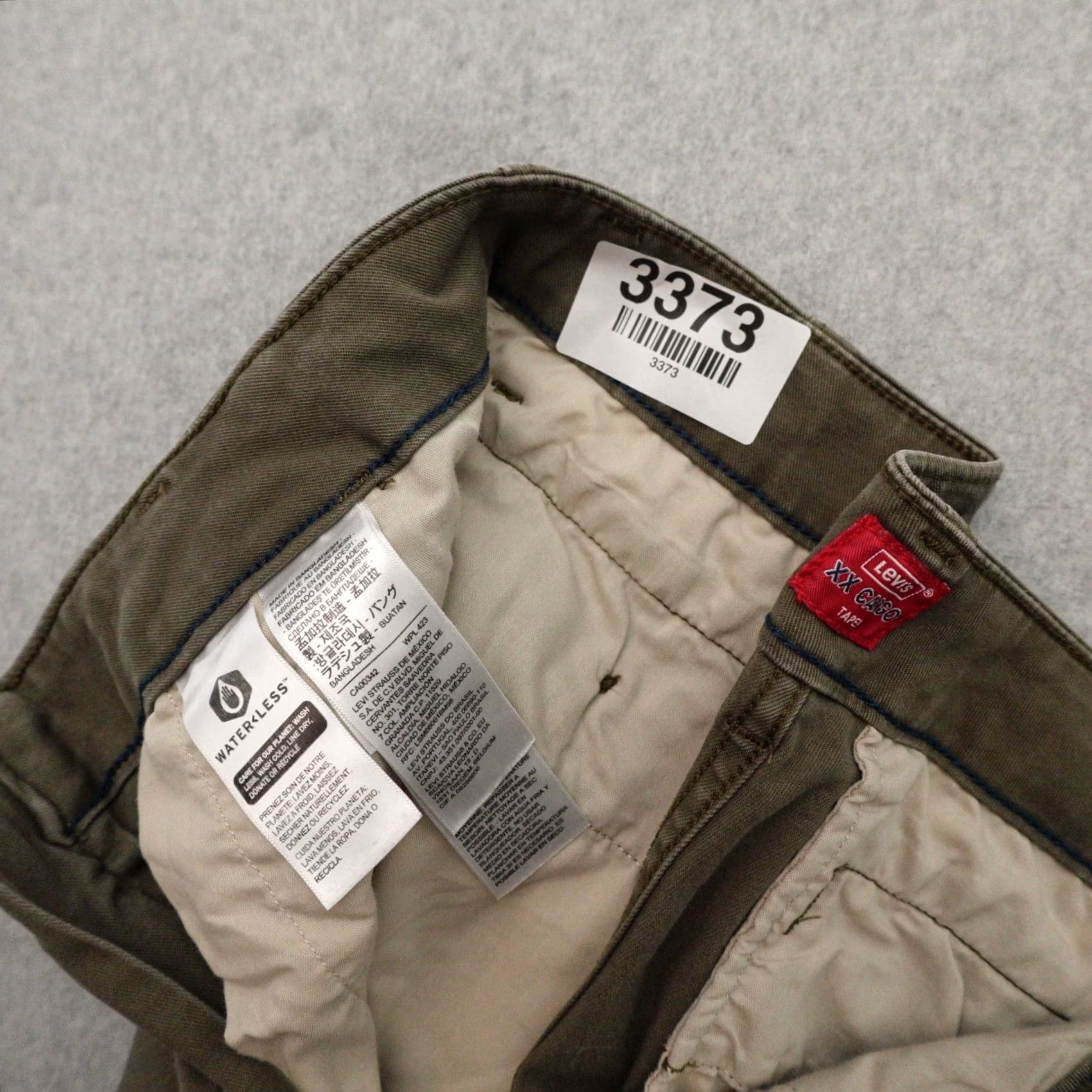 Levi's LEVI’S XX CARGO Mens Small (31X30) Green Tapered Pants with Side Pockets Vintage? Size US 31 - 5 Thumbnail