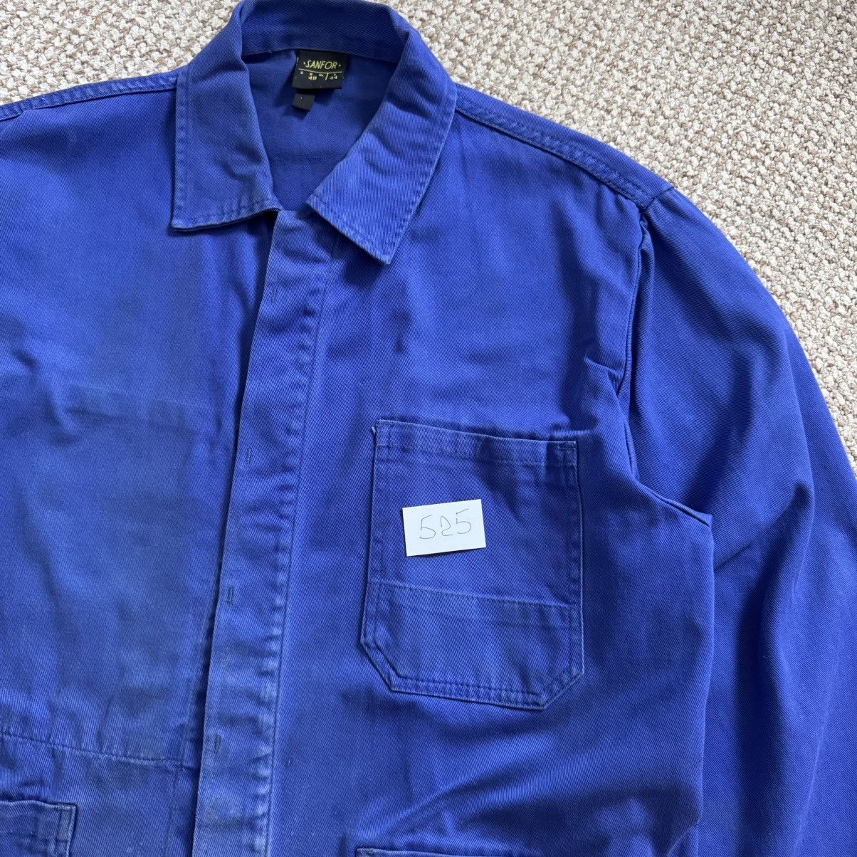 Le Laboureur French worn stained vintage faded works jacket Size US M / EU 48-50 / 2 - 8 Thumbnail