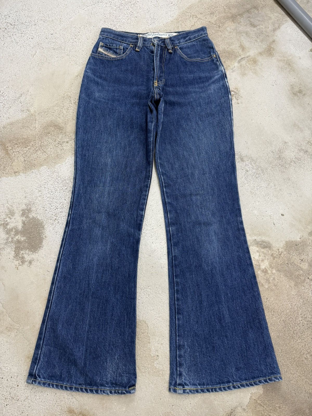 Diesel Diesel Industry Denim Division Flare Denim Pants Size US 27 - 1 Thumbnail
