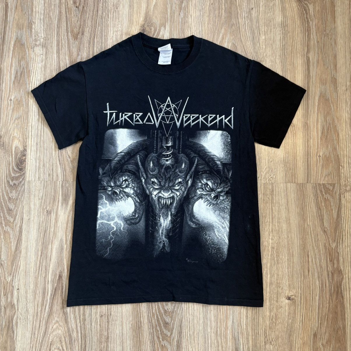 Band Tees Vintage Turbo Weekend opium t-shirt merch band rock hiphop Size US S / EU 44-46 / 1 - 1 Thumbnail