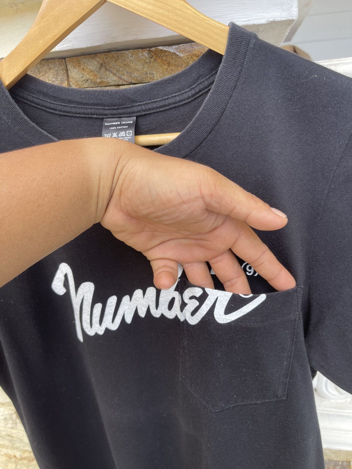Last Drop🔥Rare🔥Number (N)ine Japan Pocket Tee