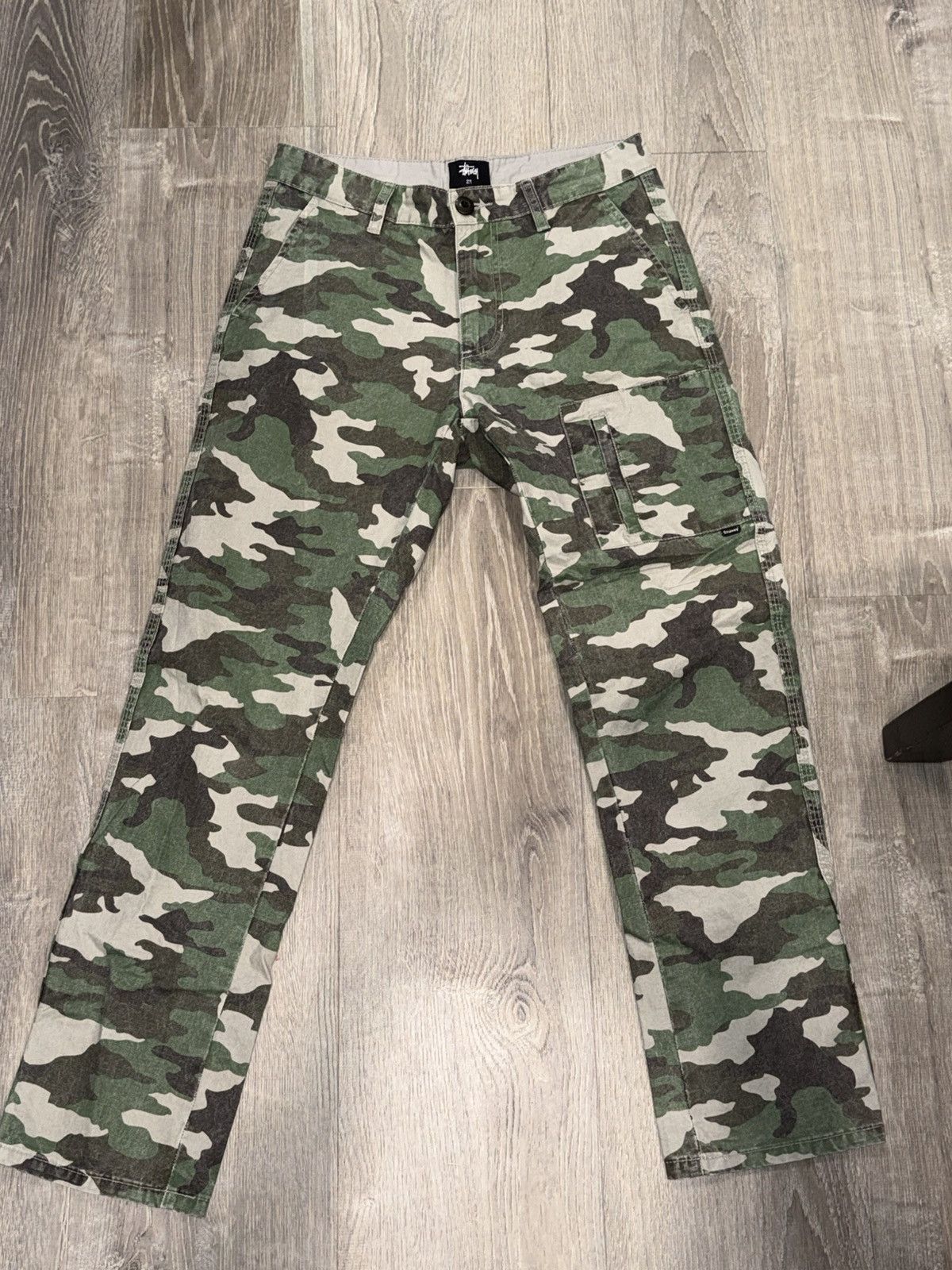 Designer × Streetwear × Stussy BIG OL' JEAN CAMO CANVAS