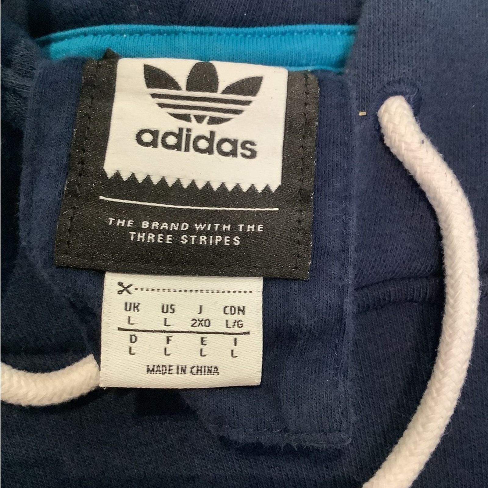 Adidas y2k Adidas logo hoodie Size US L / EU 52-54 / 3 - 3 Thumbnail