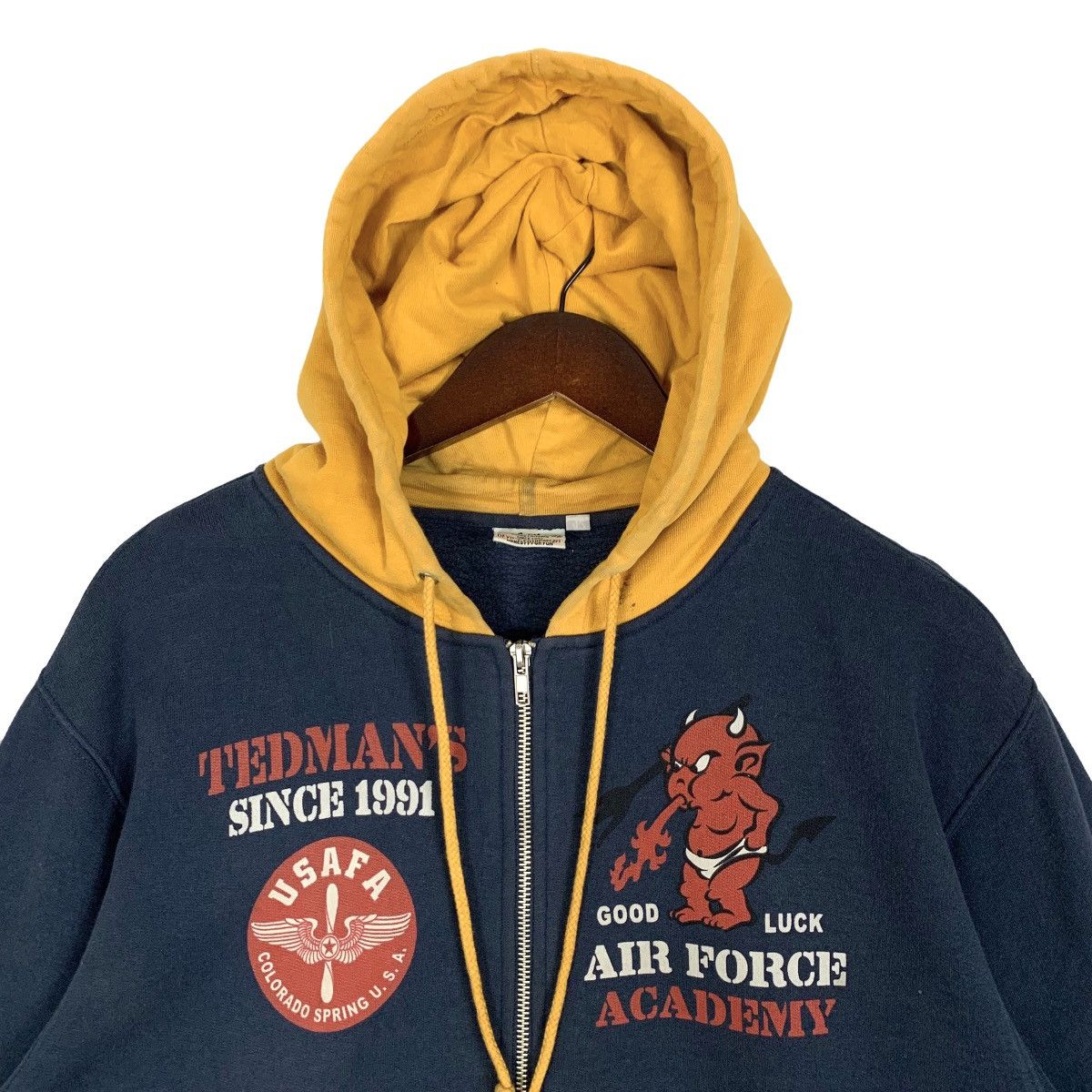 Tedman Vintage Tedman Company U.S. Air Force Full Zip Hoodie Size M Size US M / EU 48-50 / 2 - 4 Thumbnail